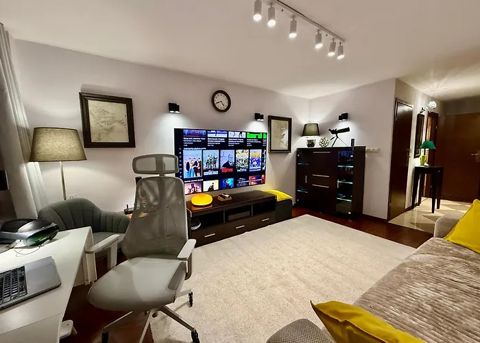 Apartamento View 4 Panorama 85'tv Wifi 2 Gbs Netflix Hbo Skyshowmax *