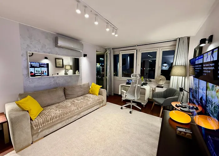 Apartamento View 4 Panorama 85'tv Wifi 2 Gbs Netflix Hbo Skyshowmax *